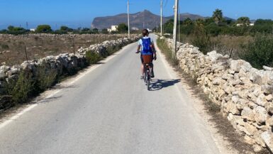 Sicily bike travel Favignana Island