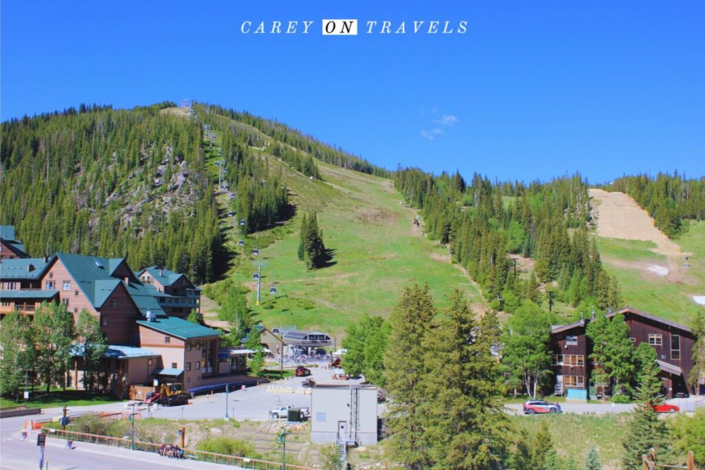 Winter Park Resort in summer