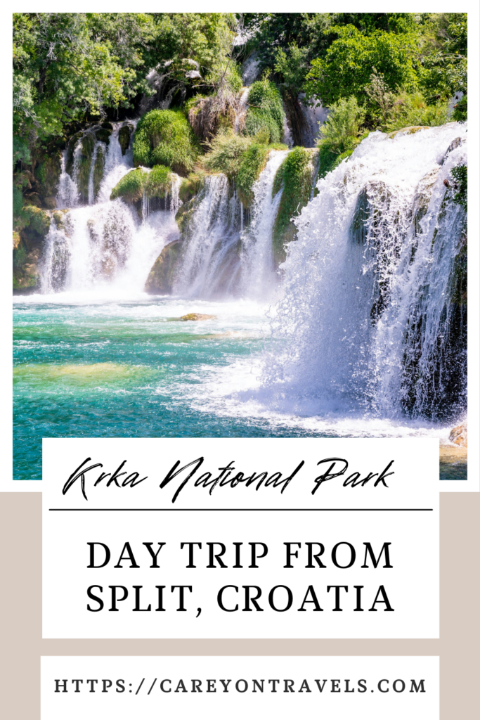 Krka National Park day trip pin