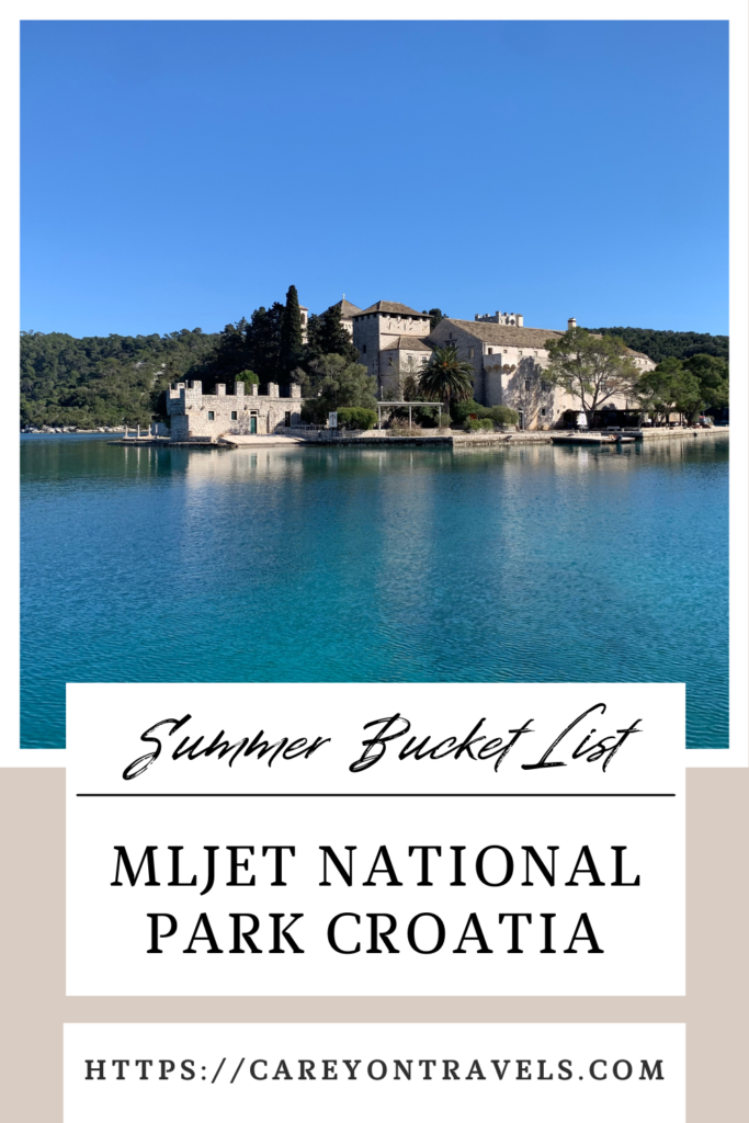 Day Trip Mljet National Park pin