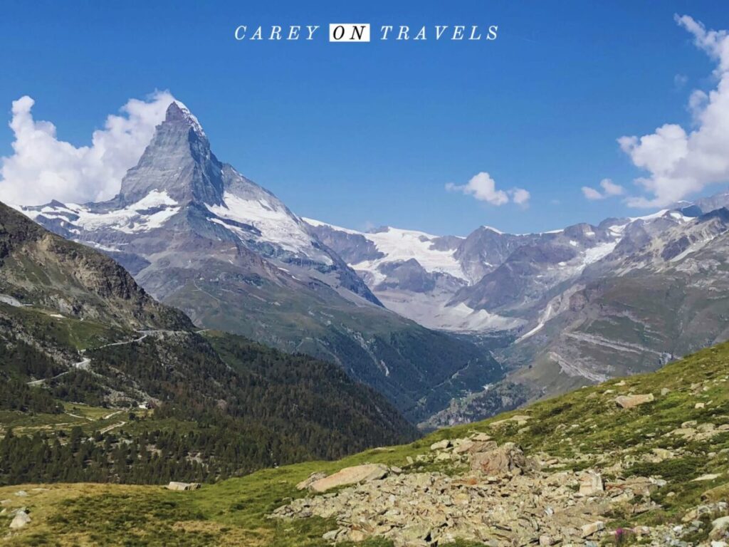 Views from the bike trail Zermatt