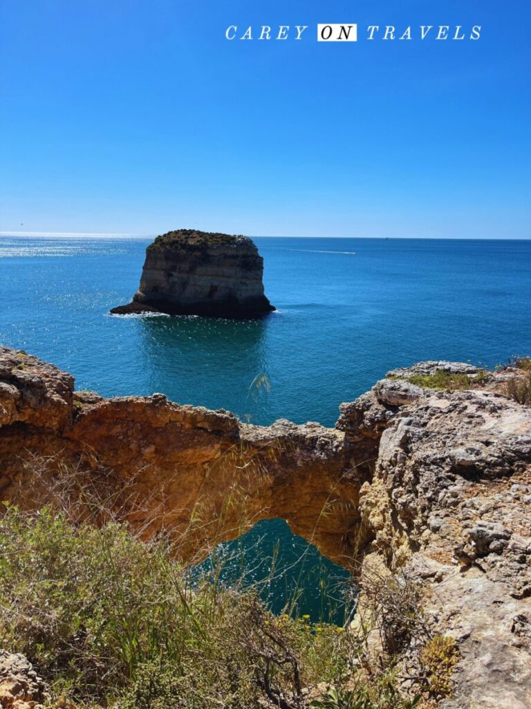 View from the Coastal Trail Albufeira spring holiday