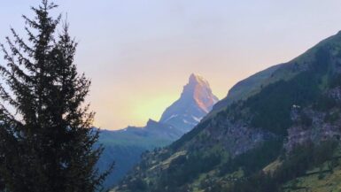 Zermatt summer vacation Matterhorn sunset