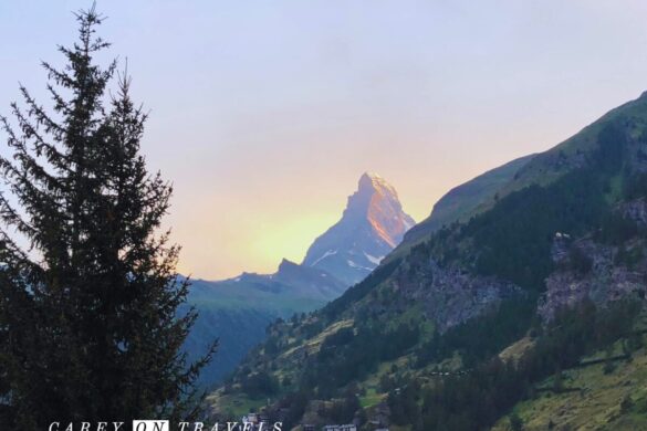 Zermatt summer vacation Matterhorn sunset