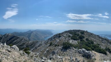 Panoramic view from the top of Sveti Ilija