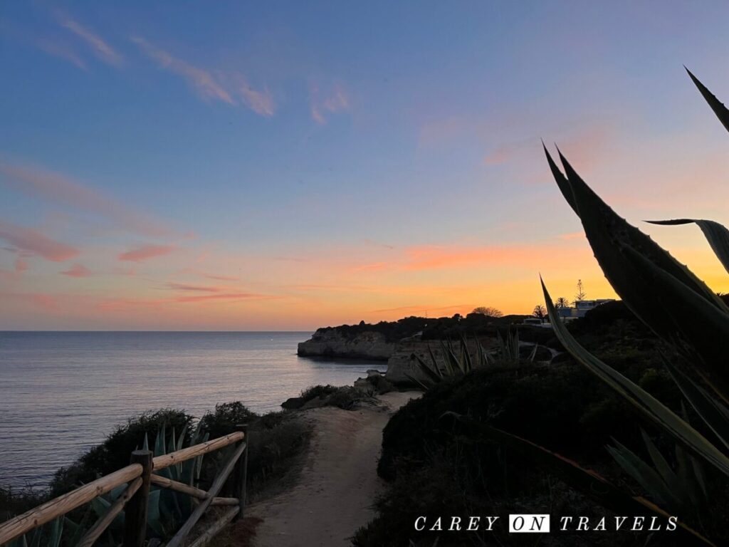 Spring Holiday Albufeira Algarve Sunset in Porches