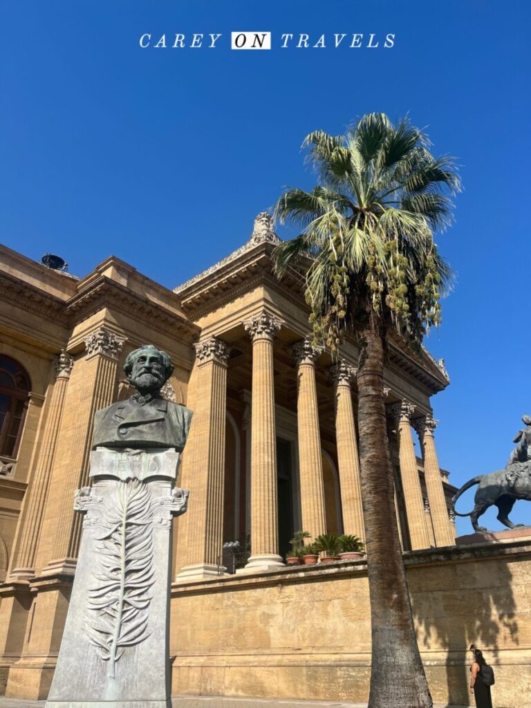 Week in Western Sicily itinerary Teatro Massimo