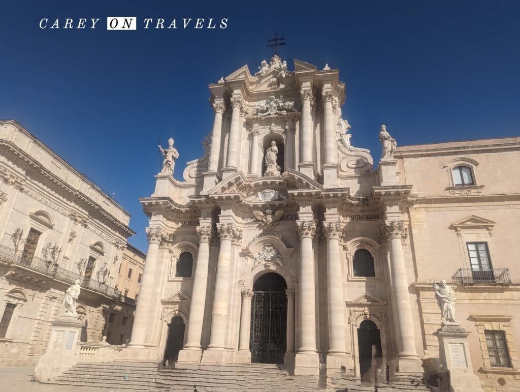 one day in Syracuse Duomo di Siracusa