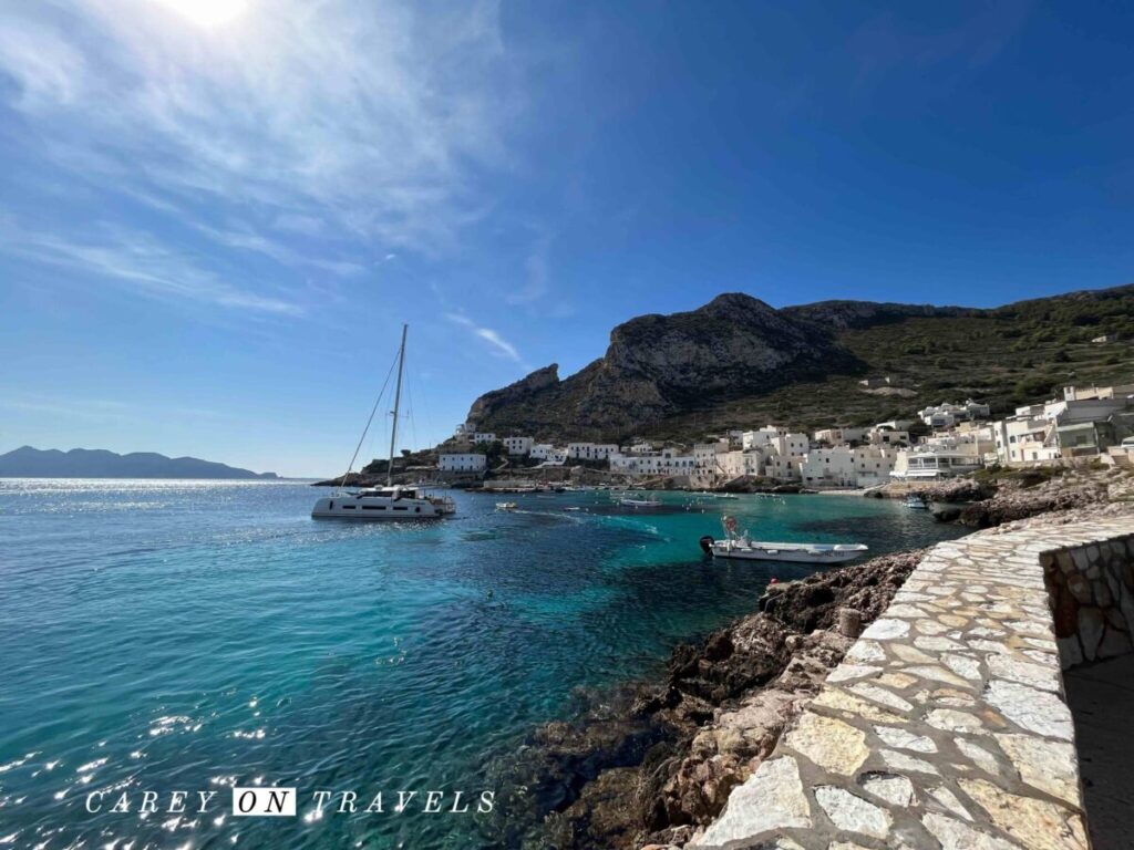 Levanzo Day Trip Town and Harbor