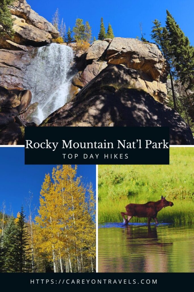 Rocky Mountain National Park day hikes fall pin