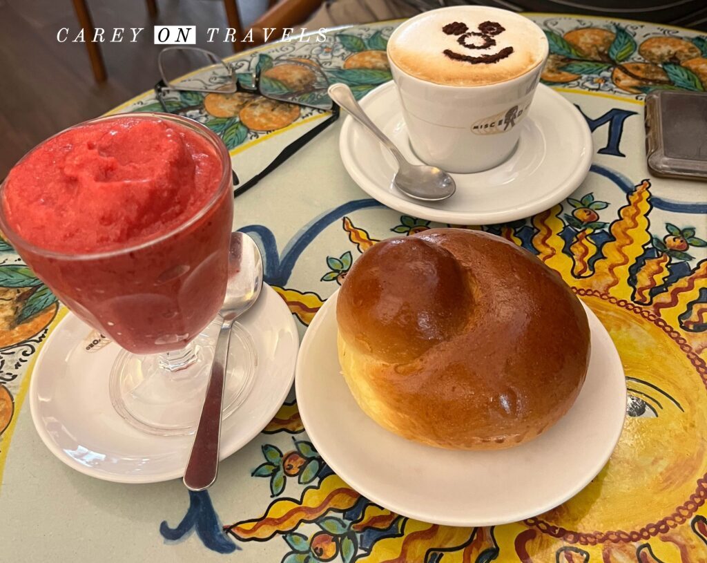 Granita and Brioche Eastern Sicily Itinerary