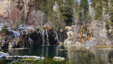 Denver to Moab road trip Glenwood Springs