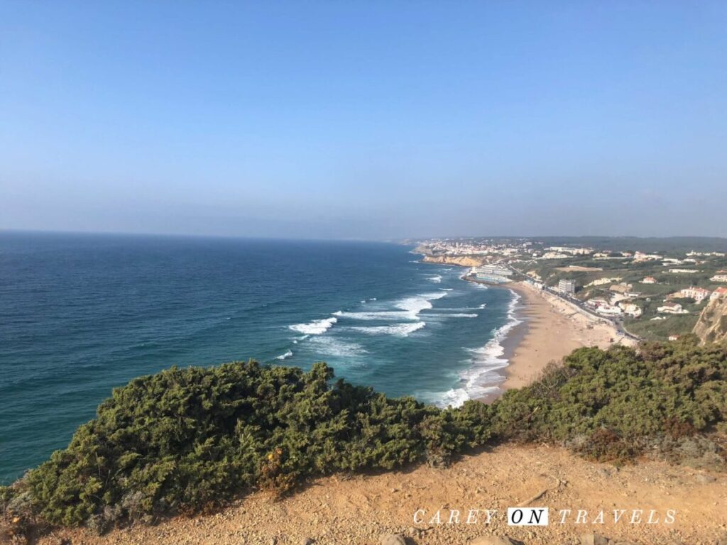 Sintra off the beaten path View over Praia Grande