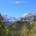 View on the way down from Dream Lake RMNP