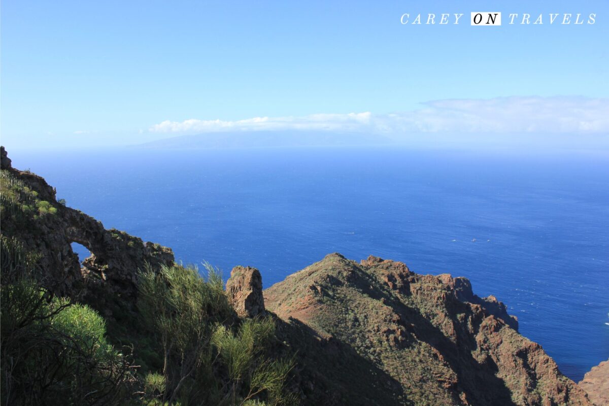 Hiking El agujero, Los Gigantes, Tenerife