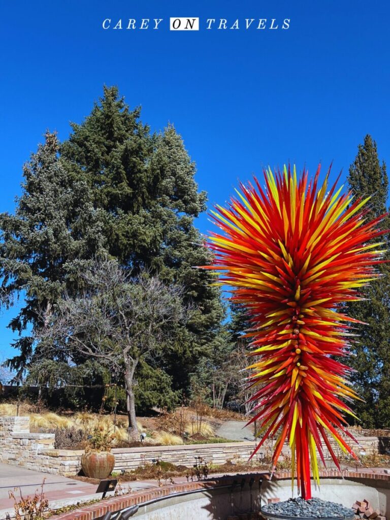 Chihuly sculpture, "Colorado."