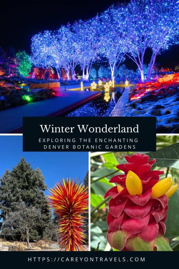 Denver Botanic Gardens in winter pin3