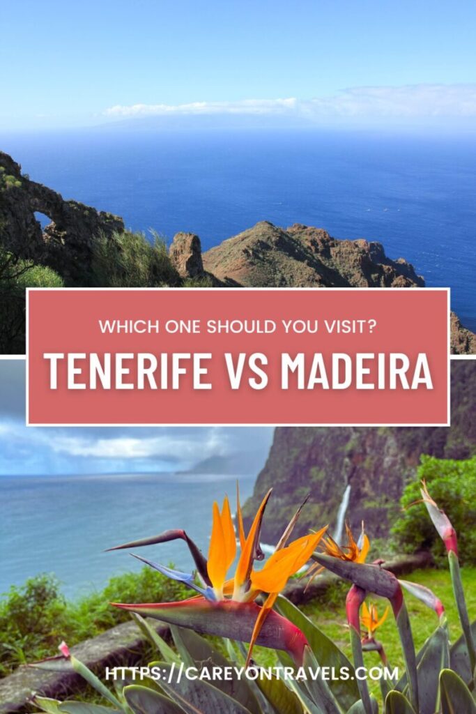 Tenerife vs. Madeira pin