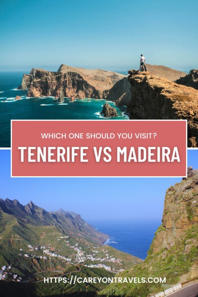 tenerife vs madeira pin