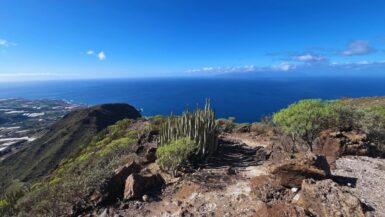 View from the trail on Montaña Guamos, Tenerife