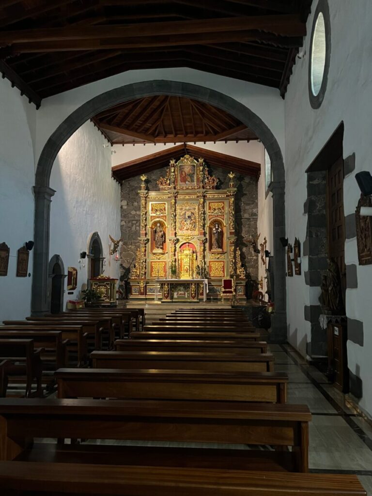Tenerife bike tour Vilaflor church