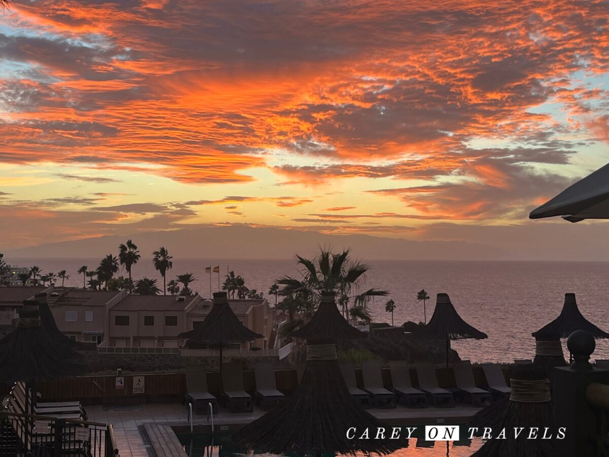 Sunset wine bar, Los Gigantes Tenerife itinerary