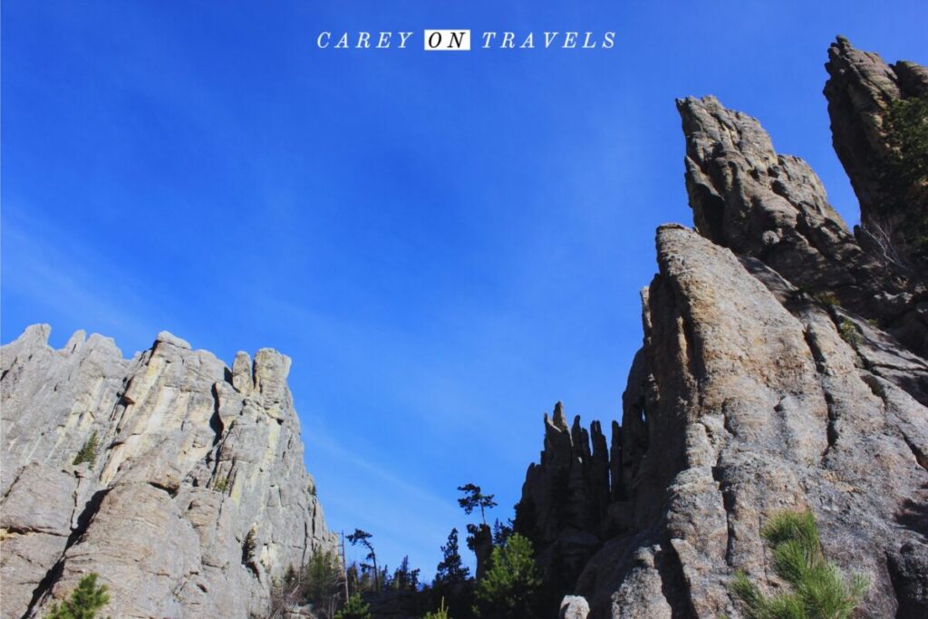 Cathedral spires hike Custer State Park