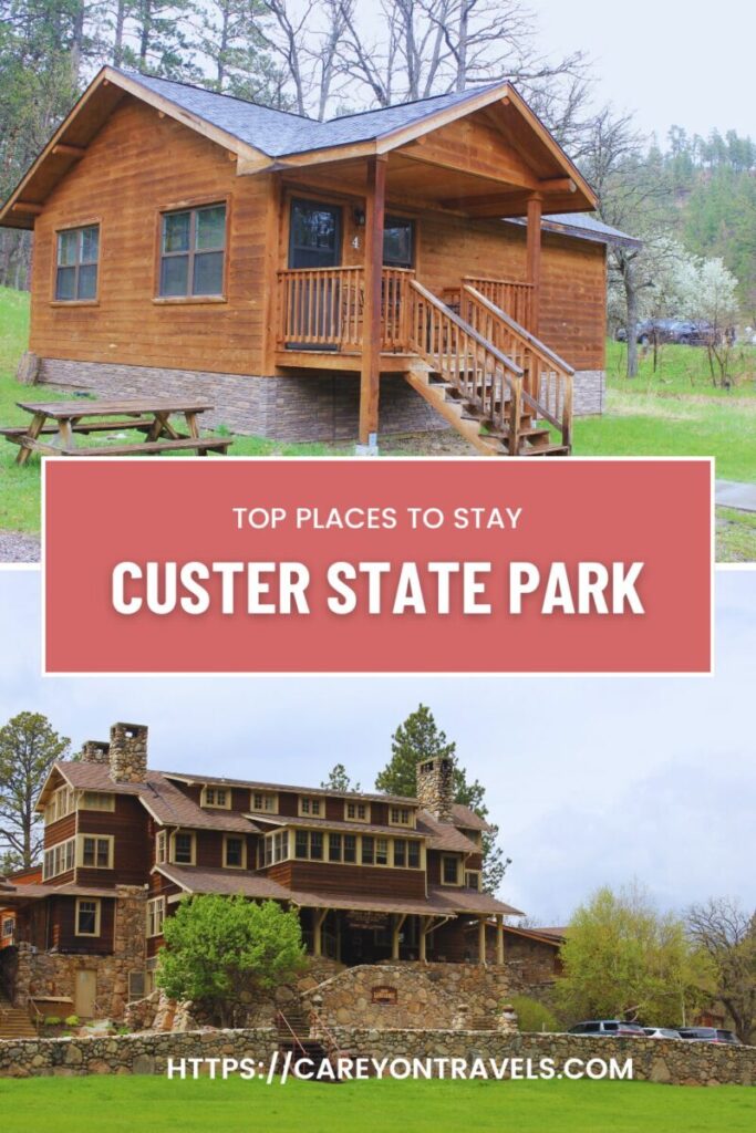 Custer State Park Places to Stay pin