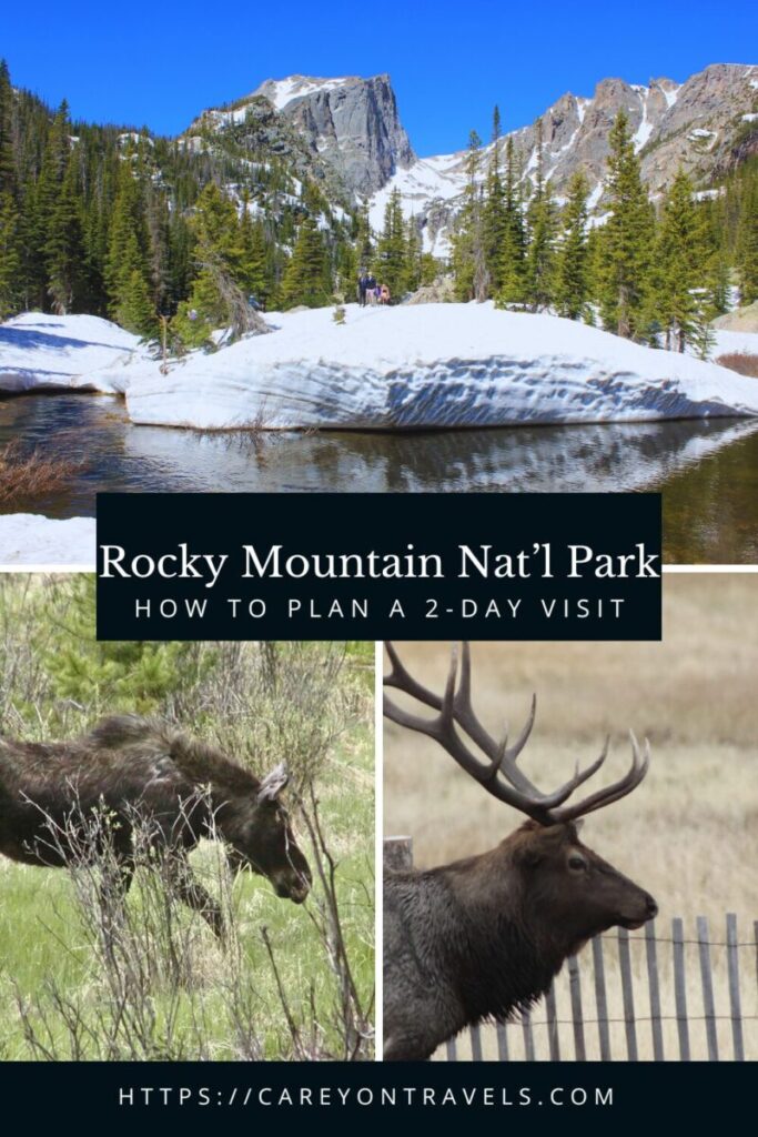 2 days Rocky Mountain National Park pin