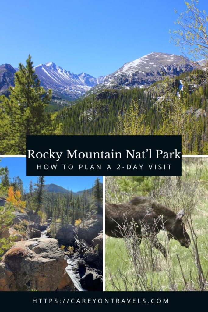 2 days Rocky Mountain National Park pin