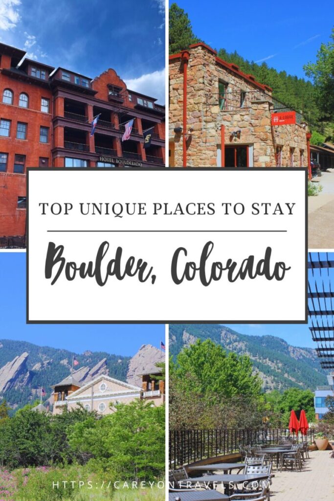 Best Unique Places to Stay in Boulder Colorado