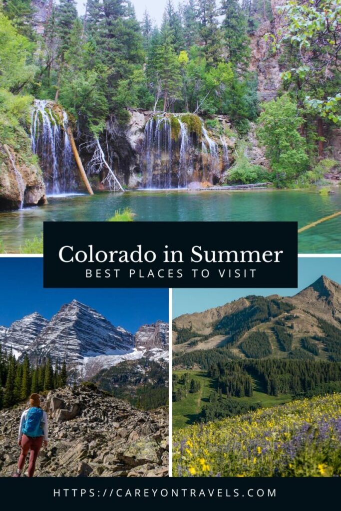 Colorado places to visit in summer pin1