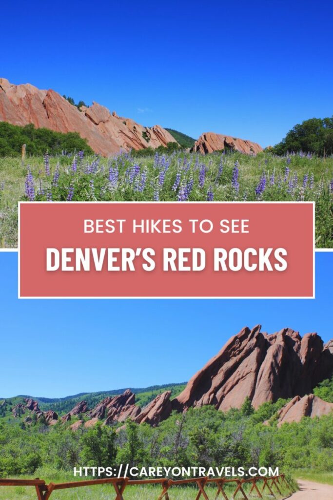 Best hikes to see red rocks Denver pin2
