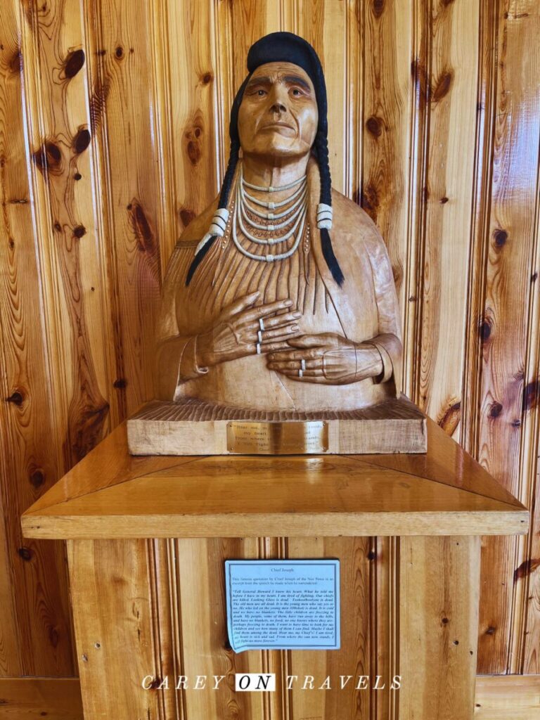Chief Joseph statue Crazy Horse Memorial