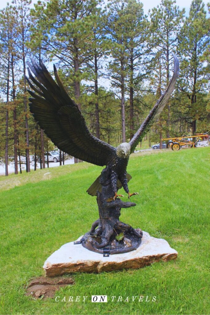 Eagle Sculpture near the Nature Gates