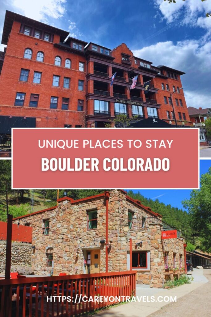Unique Places to Stay in Boulder pin2
