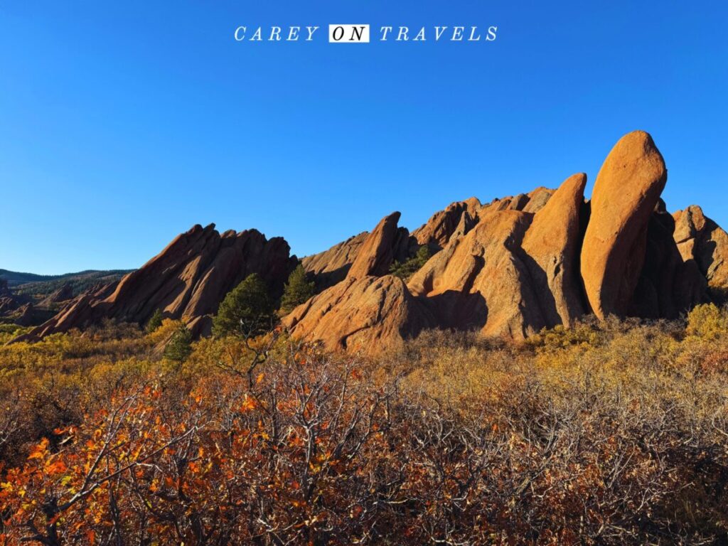 Fountain Valley Trail in Fall, Roxborough State Park