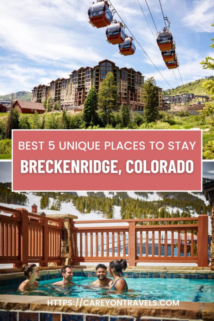 Best Unique Places to Stay in Breckenridge pin