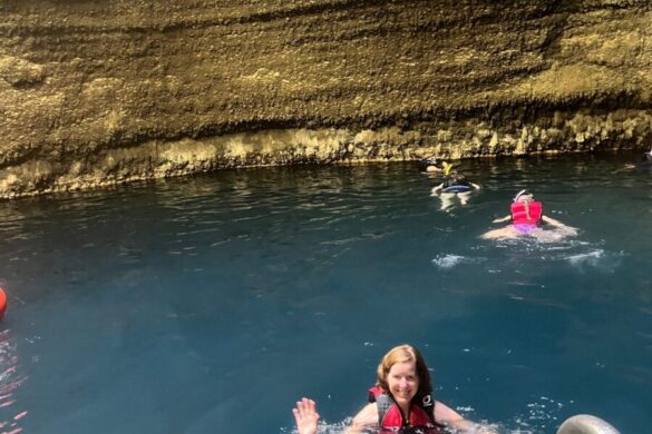 Swimming in the Homestead Crater