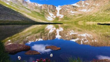 Mount Blue Sky Summit Lake