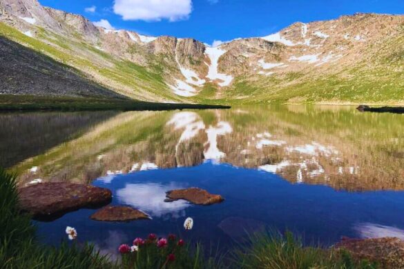 Mount Blue Sky Summit Lake