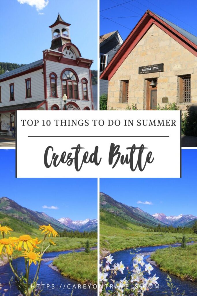 Top Things to do in Created Butte in Summer pin