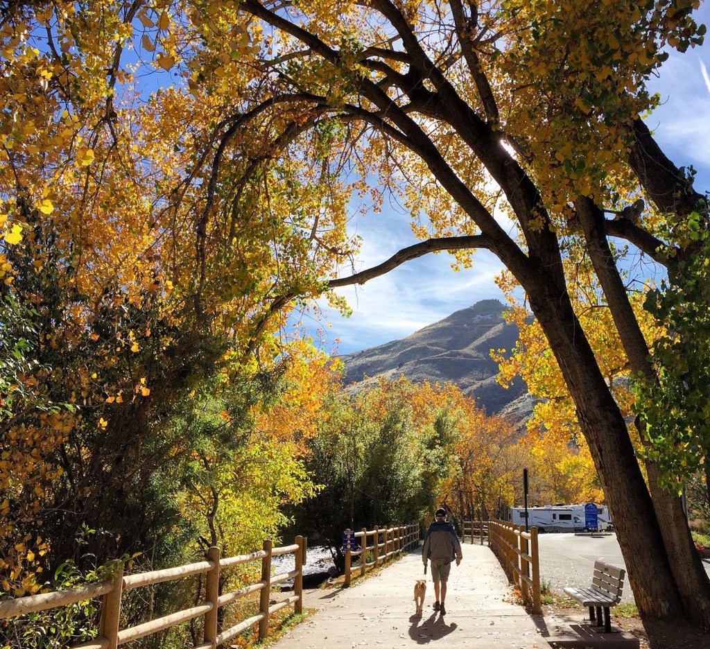 Clear Creek in Fall photo credit Visit Golden