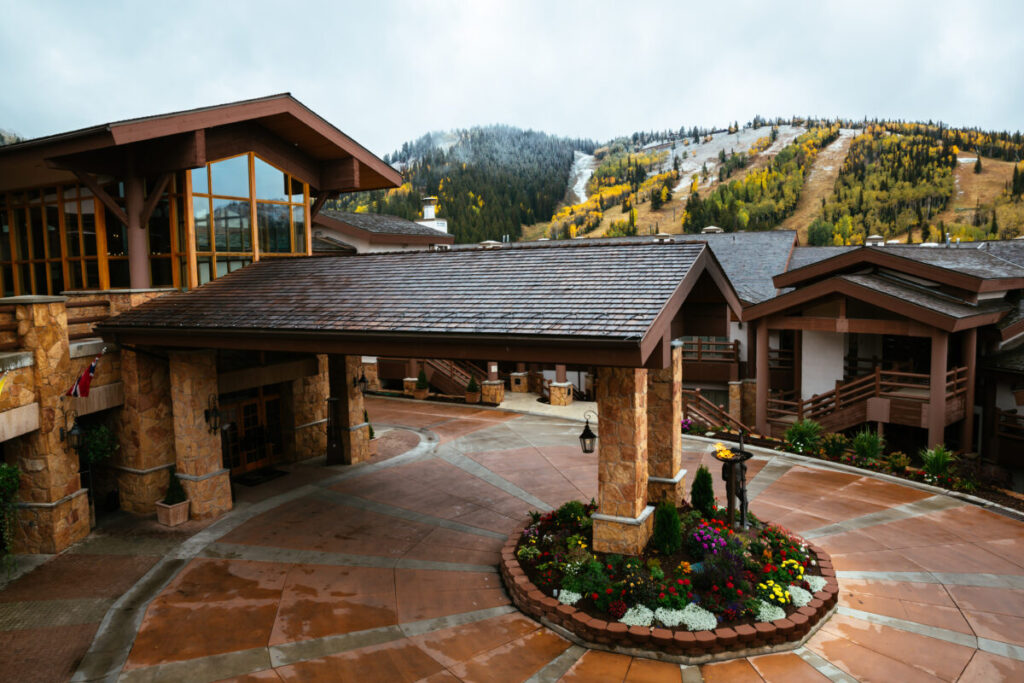 Stein Erikson Lodge in Fall, photo credit Stein Erikson Lodge