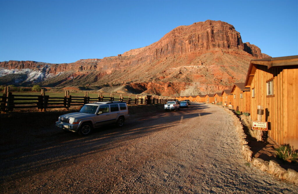 Red Cliffs Lodge Cabins Moab, photo credit Roy Luck on Flickr