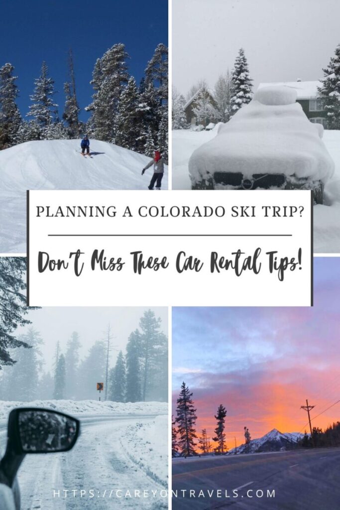 Colorado ski trip car rental pin2