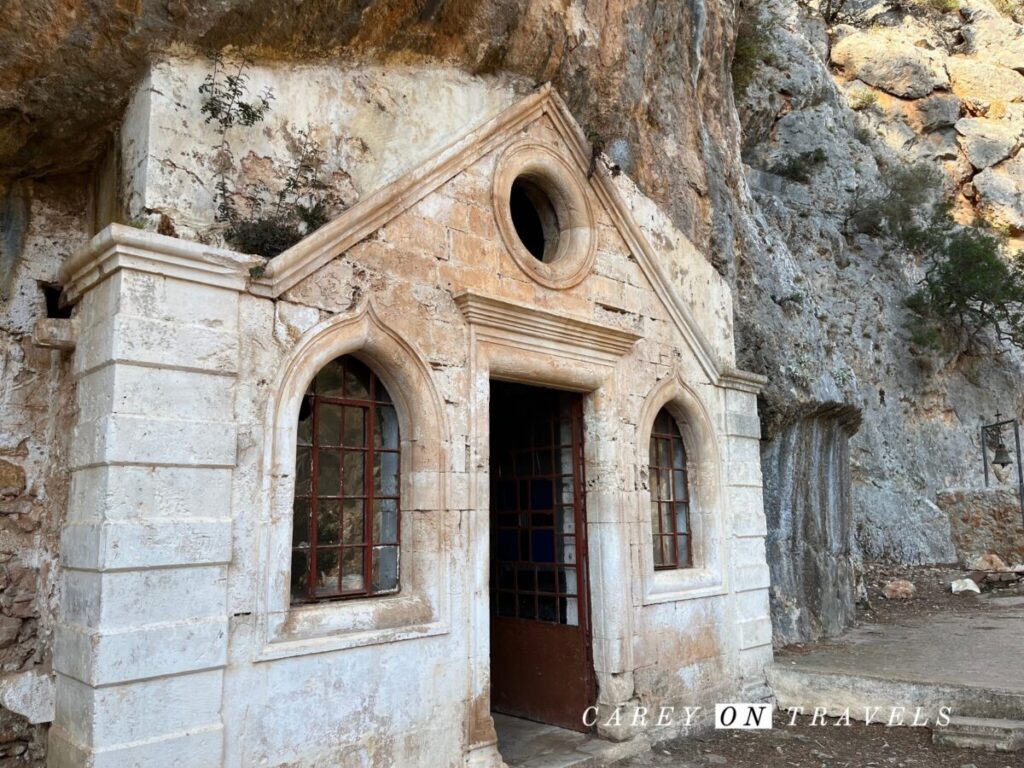 Places to visit in November in Europe Monastery Katholiko Crete