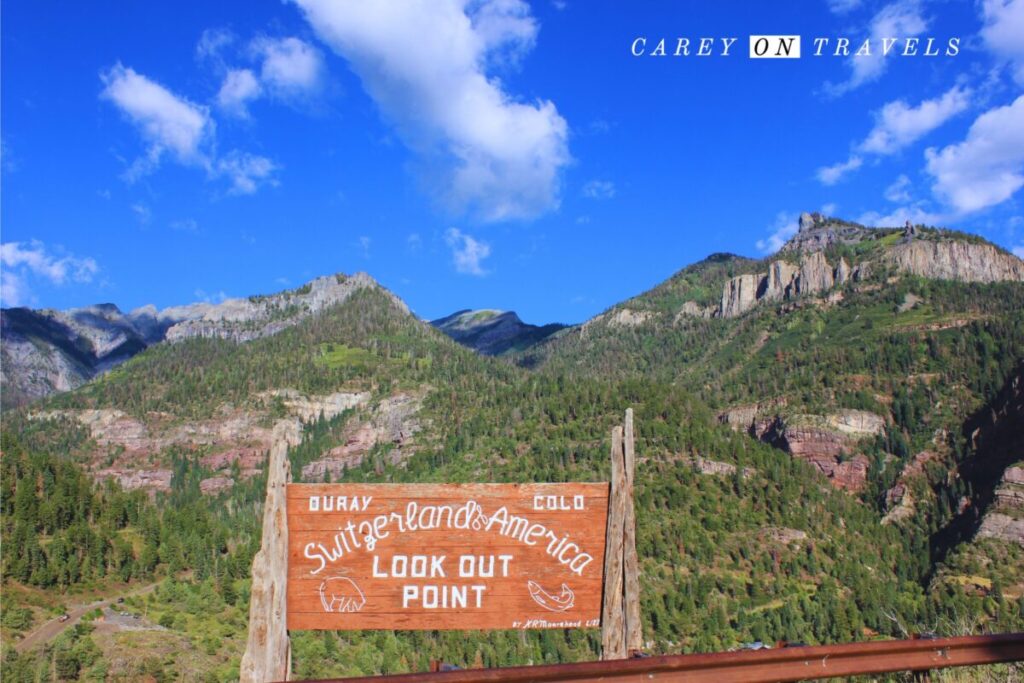 Switzerland of America sign Ouray