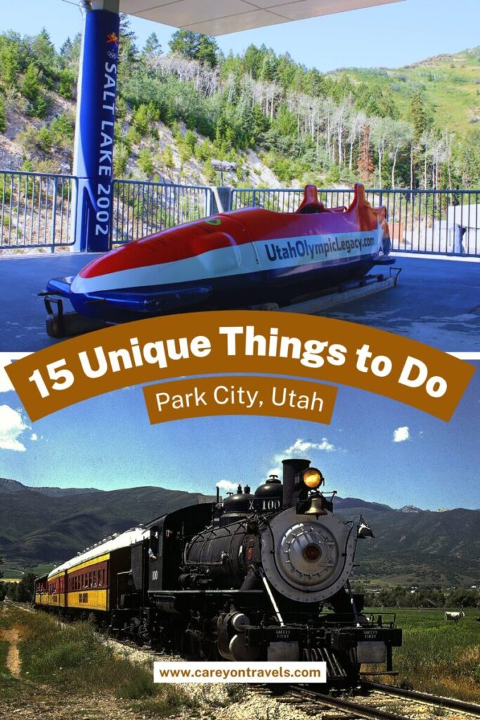 Unique things to do Park City pin3