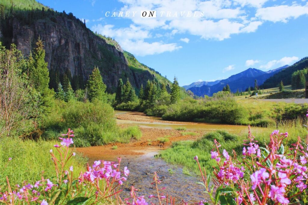 View North from Crystal Lake Ouray